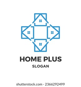Creador de logotipo de Home plus