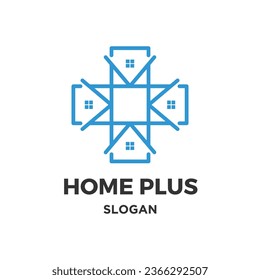 Creador de logotipo de Home plus