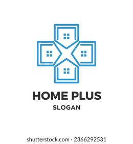 Creador de logotipo de Home plus