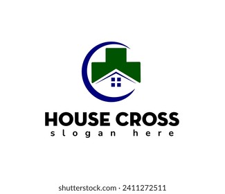 plantilla de diseño de logotipo de pluss para casa