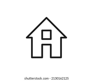 Home premium line icon. Simple high quality pictogram. Modern outline style icons. Stroke vector illustration on a white background. 