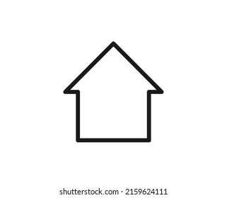 Home premium line icon. Simple high quality pictogram. Modern outline style icons. Stroke vector illustration on a white background. 
