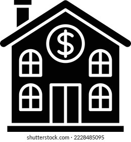 Home Price vector icon. Can be used for printing, mobile and web applications.