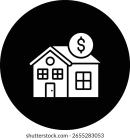 Home Price vector icon. Can be used for printing, mobile and web applications.