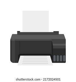 Home printer icon. Vector illustration.