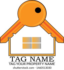 Home or Property Agent Vector Logo 