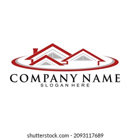 logotipo vectorial de ilustración de propiedad residencial