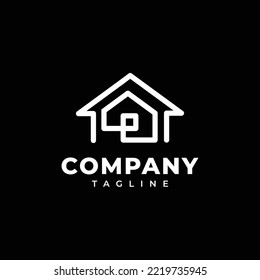 Diseño de la plantilla de logotipo de propiedad residencial 