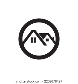 Home and Property Logo Vector Design, simple, trendy and modern, suitable for construction icon or logo
