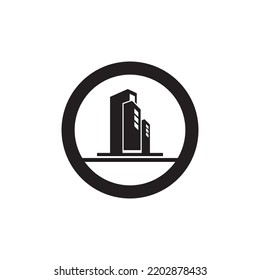 Home and Property Logo Vector Design, simple, trendy and modern, suitable for construction icon or logo
