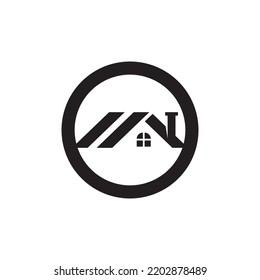 Home and Property Logo Vector Design, simple, trendy and modern, suitable for construction icon or logo
