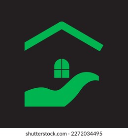 Diseño vectorial de logotipo de propiedad residencial