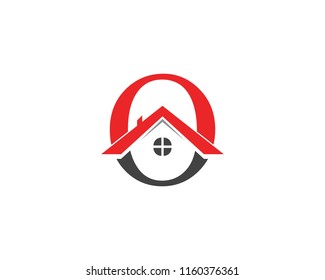Home and property logo vector icon