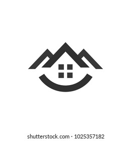 home property logo. vector illustration