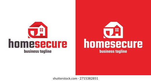 home protect vector logo design