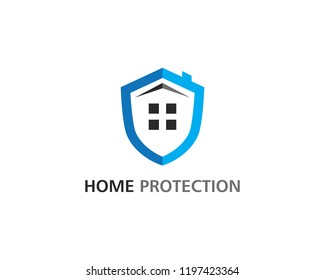 Home protection logo vector template