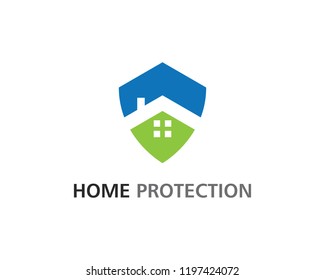 Home protection logo vector template