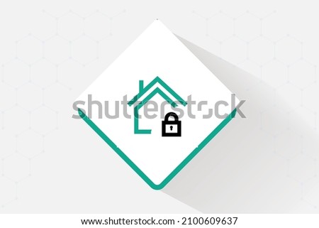 Home Protection Network icon vector design