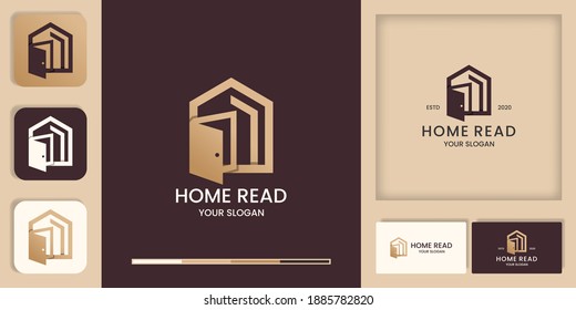 Logo-Design, Bibliothekslogo und Visitenkartendesign