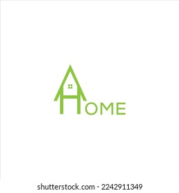 home real estae logo vector design