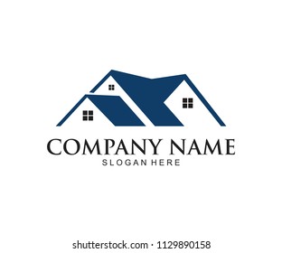 home real estate house vector icon logo design template