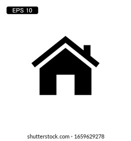 home real estate icon vector illustration logo template