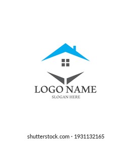 home real estate icon vector illustration template design