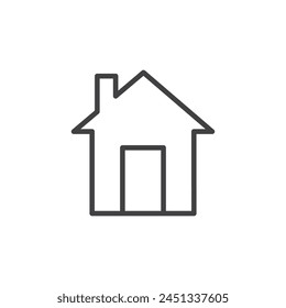 Home and Real Estate Icons. House Mortgage and Residential Property Symbols.