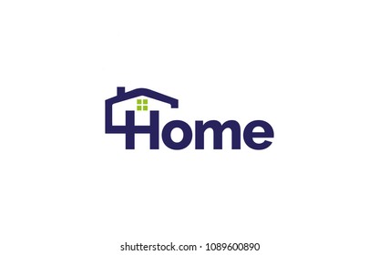 Home Real Estate Logo Design