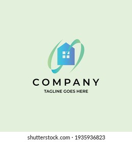home real estate logo icon vector template