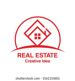 home real estate Logo Vector Design Template