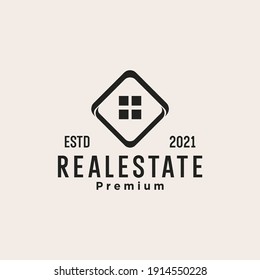  home, real estate luxury with line art logo design vector