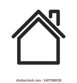 home real estate roof icon vector logo element, eps 10