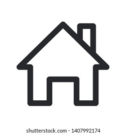 home real estate roof icon vector logo element, eps 10