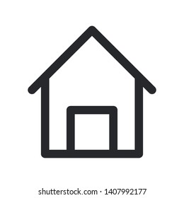 home real estate roof icon vector logo element, eps 10