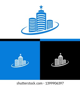 Home Real Estate Vector Logo Template For icon Real Estate Industrial