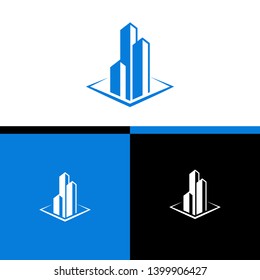 Home Real Estate Vector Logo Template For icon Real Estate Industrial