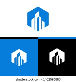 Home Real Estate Vector Logo Template For icon Real Estate Industrial