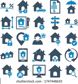 Home & Real State Set 0e Icon (vector Illustration)