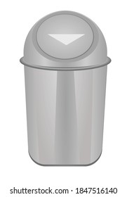 Home recycle bin. vector illustration