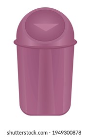 Heimwiederverwertungsbehälter. Vektorgrafik