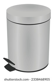 Home recycle bin. vector illustration
