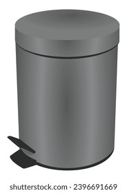 Heimwiederverwertungsbehälter. Vektorgrafik