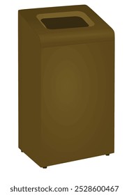 Home recycle bin. vector illustration