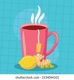home remedies hot herbal tea natural