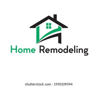 Vector del logotipo del hogar para remodelación del hogar