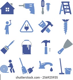 Home Remodeling And Redecorating Icons