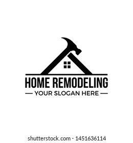 Home Remodeling Home Renovation Logo Template Vector