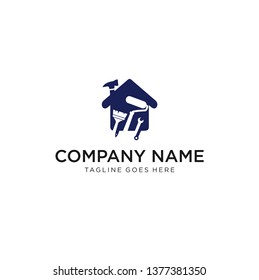 Home Remodeling Repairs Logo Vector