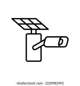 Home renewable energy line icon